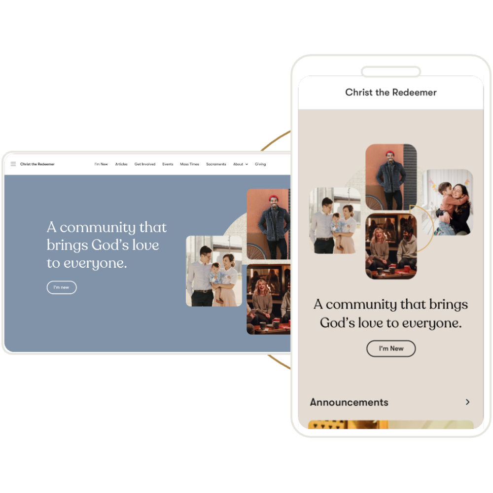 Tilma parish website examples